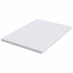 vidaXL Coussins de Matelas Blanc 160 x 200 cm