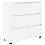 vidaXL Armoire de rangement Blanc 80 x 31 x 81 cm Bois d'ingénierie