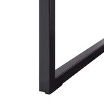 vidaXL Canapé d'angle Gris foncé Tissu