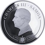 Pièce de monnaie en Argent 10 Dollars g 155.5 (5 oz) Millésime 2026 Majestic Wildlife WOLF