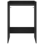 vidaXL Armoire pour machine à laver Chêne noir 67 5 x 62 x 97 cm