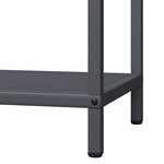 vidaXL Portant de bois chauffage anthracite 40x25x90 cm