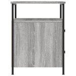 vidaXL Tables de chevet 2 Pièces sonoma gris 44x45x60cm bois d'ingénierie