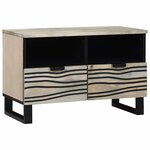 vidaXL Unites TV avec tiroir Blanc 70 x 33 x 46 cm Bois d'ingénierie