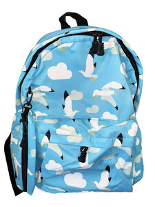 Sac à dos cartable avec trousse assortie scolaire primaire enfants avec motifs mouette : léger  solide et confortable