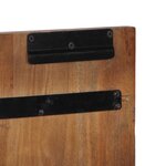 vidaXL Tête de lit multicolore 160 cm bois massif récupération