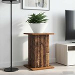 vidaXL Support de Plante 2 pc Bois ancien 30 5 x 30 x 43 cm