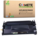 26A - 1 toner compatibles avec HP 26A CF226X CF226A 26X - Noir - COMETE
