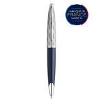 Waterman carène l'essence du bleu stylo bille  bleu  recharge bleue pointe moyenne  coffret cadeau