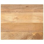vidaXL Dessus de table 60x50x3 8 cm rectangulaire bois massif manguier