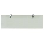 vidaXL Étagères murales 2 Pièces Verre 60x20 cm 8 mm
