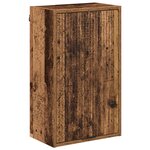 vidaXL Cabinet de salle de bain Bois Ancien 39 x 23 5 x 65 cm
