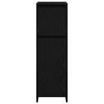 vidaXL Meuble de Salle de Bain avec tiroir Chêne noir 30 x 30 x 95 cm