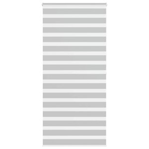 vidaXL Store zèbre gris clair largeur du tissu 105 9 cm polyester