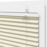 vidaXL Store plissé crème 55x150 cm largeur du tissu 54 4 cm polyester