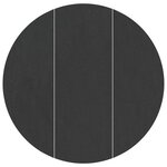 vidaXL Tapis de piscine Noir Ø 306 cm Tissu non tissé