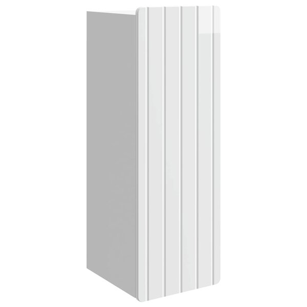 vidaXL Armoire Murale Blanc brillant 33 x 34 5 x 94 cm