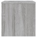 vidaXL Tables de chevet 2 Pièces Sonoma gris 40x30x30cm Bois d'ingénierie