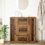 vidaXL Buffet avec tiroirs vieux bois 100 5x35x98 5 cm bois ingénierie