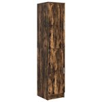 vidaXL Haut Armoire Chêne fumé 35 x 39 x 168 cm