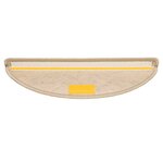 vidaXL Tapis d'escalier autocollants 15 Pièces 56x17x3 cm Sable