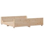 vidaXL Cadre de lit sans matelas 180x200 cm bois massif de pin
