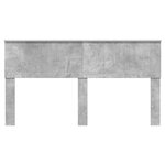 vidaXL Tête de lit Gris béton 160 cm Bois d'ingénierie