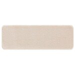 vidaXL Marches d'escalier 15 Pièces Crème 60 x 25 cm Polypropylène