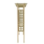 vidaXL Arche pour rosiers 150 x 60 x 204 cm bois imprégné