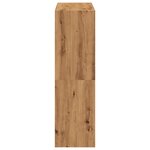 vidaXL Bibliothèque chêne artisanal 102x32x108 cm bois d'ingénierie