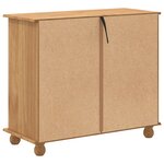 vidaXL Commode 'ASKIM'Marron miel 91x40x79 cm en pin massif