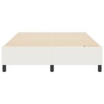 lit box de vidaXL Crème 160x200 cm en tissu corduroy