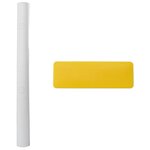 vidaXL Films pour fenêtre dépoli blanc PVC