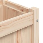 vidaXL Jardinière 150x31x31 cm bois de pin massif