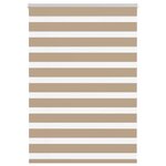 vidaXL Store zèbre marron sable largeur du tissu 100 9 cm polyester