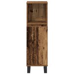 vidaXL Ensemble de meubles de salle de bain 3 pièces en bois ancien