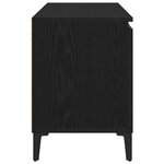 vidaXL Meuble TV Noir 102 x 35 x 50 cm Bois d'ingénierie