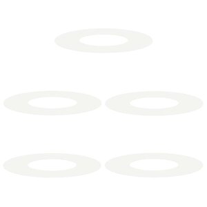 vidaXL adapté pour anneaux d'arbre plats 5 Pièces Blanc Ø30 / 60 cm Acier