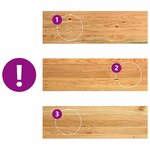 vidaXL Marches d'escalier 4 Pièces marron clair 80x25x2 cm chêne massif