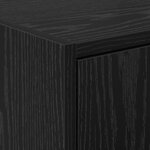 vidaXL Meuble sous lavabo Chêne noir 63x29x55 cm Bois d'ingénierie