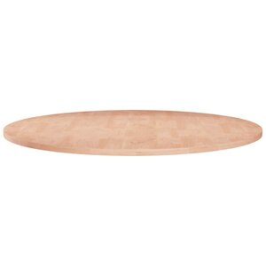 vidaXL Dessus de table rond Ø70x1 5 cm Bois de chêne massif non traité