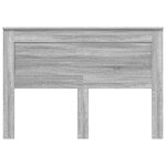 vidaXL Tête de lit Gris Sonoma 160 cm Bois d'ingénierie