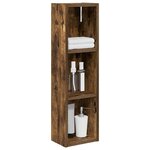 vidaXL Armoire murale de salle de bain Chêne Fumé 20 x 14 x 70 cm