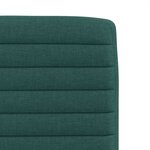 vidaXL Chaises à manger lot de 4 vert foncé tissu