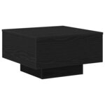 vidaXL Table basse Chêne noir 55 x 55 x 31 cm