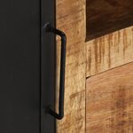 vidaXL Meuble TV 110x31x46 cm Bois de manguier brut
