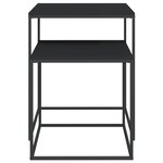 vidaXL Ensemble de table basse 2 Pièces bois d'ingénierie et métal