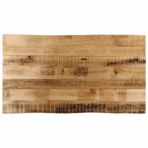 vidaXL Dessus de table bord vivant 110x60x2 5 cm bois de manguier brut