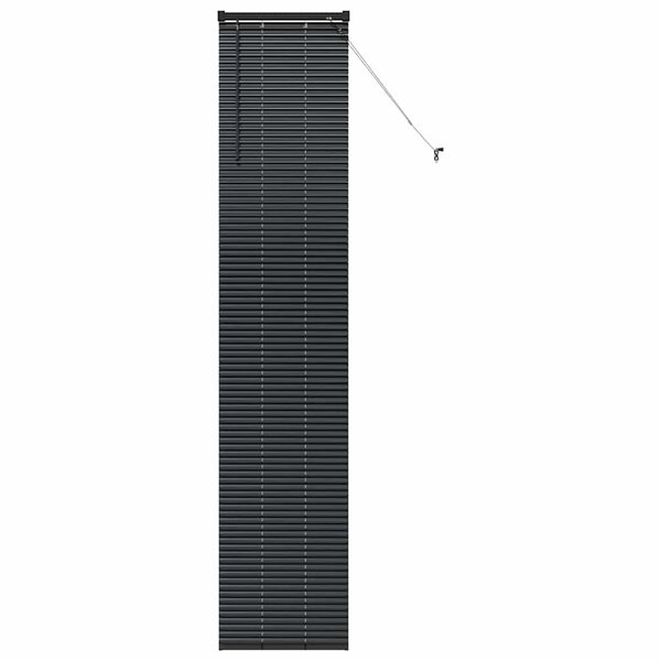 vidaXL Store de Fenêtre avec des rideaux Autre Noir 80 x 130 cm Aluminium