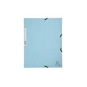 EXACOMPTA 1 X Chemise à élastiques Aquarel  A4  carton  bleu